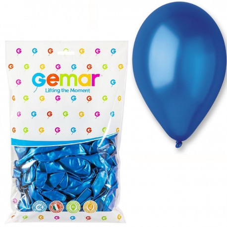 95418 BALONY 100 SZT. METALIZOWANE GRANATOWE