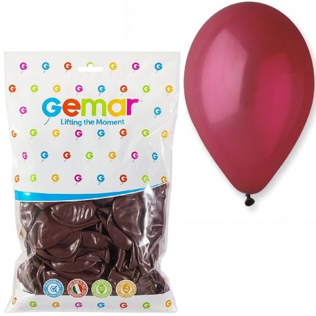 095210 BALONY 100 SZT. BORDOWE METALICZNE