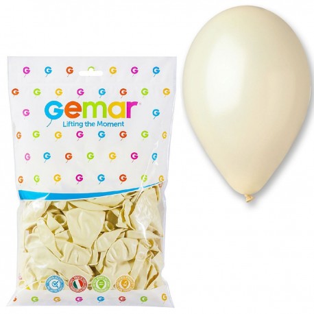 95814 BALONY 100 SZT. KOŚĆ SŁONIOWA METALICZNY