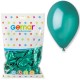 095517 BALONY GM90 100SZT. ZIELONE TURKUSOWE METALICZNE 10" GODAN