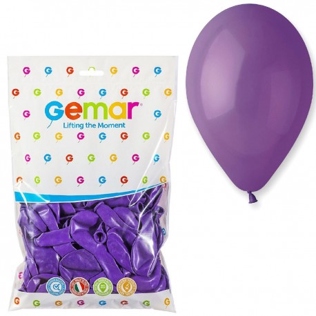 093414 BALONY 100 SZT. METALIZOWANE FIOLETOWE