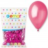 096415 BALONY GM90 100 SZT. CIEMNORÓŻOWE METALICZNE 10" GODAN
