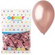 097115 BALONY GM90 100 SZT. RÓŻOWO-ZŁOTE METALICZNE 10" GODAN