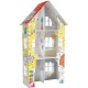 489658 KOLOROWANKA 3D DOMEK XXL UL. FIOŁKOWA 70 cm MONUMI