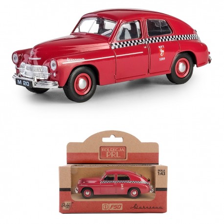 AUTO METALOWE PRL WARSZAWA M20 TAXI WIŚNIOWA MODEL 1:43 DAFFI 115330