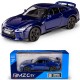 AUTO METALOWE Z NAPĘDEM NISSAN GT-R GRANATOWY MODEL 1:34 DAFFI 118584