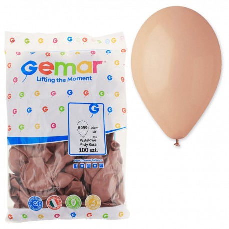 091311 BALONY 100 szt. PASTELOWE CIEMNOZIELONE GODAN