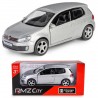 AUTO METALOWE Z NAPĘDEM VOLKSWAGEN GOLD GTI SREBRNY MODEL 1:34 DAFFI 119710