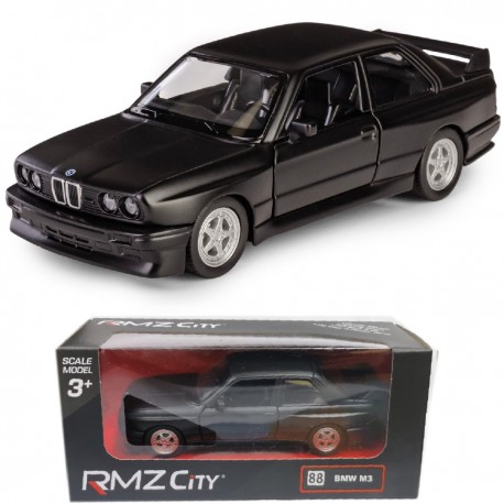 AUTO METALOWE Z NAPĘDEM BMW M3 CZARNY MATOWY MODEL 1:34 DAFFI 111387