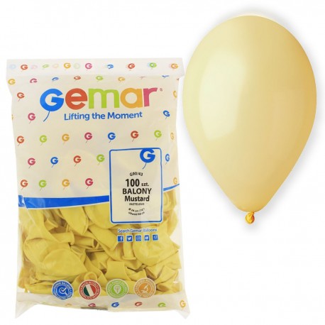 091311 BALONY 100 szt. PASTELOWE CIEMNOZIELONE GODAN