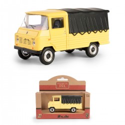 AUTO METALOWE PRL ŻUK Z PLANDEKĄ ŻÓŁTY MODEL 1:43 DAFFI 115507