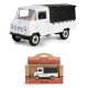AUTO METALOWE PRL ŻUK Z PLANDEKĄ BIAŁY MODEL 1:43 DAFFI 115514