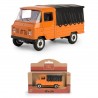 AUTO METALOWE PRL ŻUK Z PLANDEKĄ BRĄZOWY MODEL 1:43 DAFFI 115460