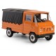 AUTO METALOWE PRL ŻUK Z PLANDEKĄ BRĄZOWY MODEL 1:43 DAFFI 115460