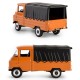 AUTO METALOWE PRL ŻUK Z PLANDEKĄ BRĄZOWY MODEL 1:43 DAFFI 115460
