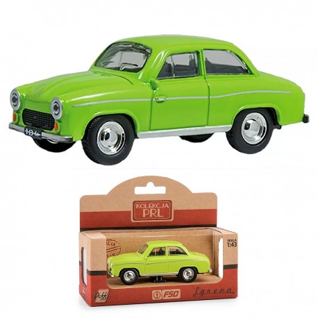 AUTO METALOWE PRL SYRENA 104 ZIELONY MODEL 1:43 DAFFI 115743