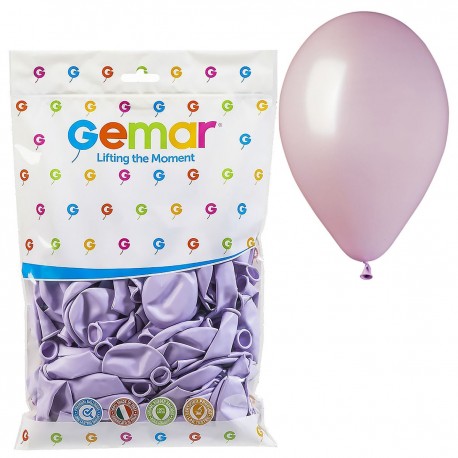 094916 BALONY G90 100 SZT. FIOLETOWE LAWENDOWE PASTELOWE 10" GODAN