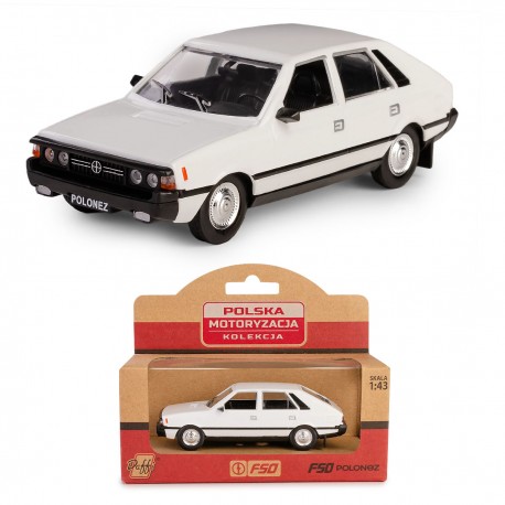 AUTO METALOWE PRL FSO POLONEZ BIAŁY MODEL 1:43 DAFFI 115798