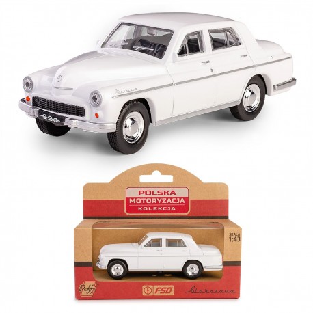 AUTO METALOWE PRL WARSZAWA 223 BIAŁY MODEL 1:43 DAFFI 115675
