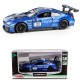 AUTO METALOWE Z NAPĘDEM BMW M6 GT3 NIEBIESKI MODEL 1:44 DAFFI 133150