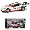 AUTO METALOWE Z NAPĘDEM MASERATI GRAN TURISMO MC GT4 BIAŁY/CZERWONY MODEL 1:43 DAFFI 133112