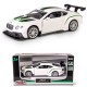 AUTO METALOWE Z NAPĘDEM BENTLEY CONTINENTAL GT3 BIAŁY MODEL 1:38 DAFFI 133037