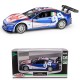 AUTO METALOWE Z NAPĘDEM MASERATI GRAN TURISMO MC GT4 NIEBIESKI MODEL 1:38 DAFFI 133105