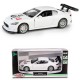 AUTO METALOWE Z NAPĘDEM MASERATI GRAN TURISMO MC GT4 BIAŁY MODEL 1:43 DAFFI 133082