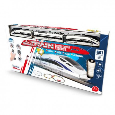 027607 KOLEJKA ZESTAW TORÓW 397 CM ZDALNIE STEROWANY DROMADER