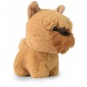 200166 MASKOTKA PLUSZAK PIES GRYFONIK BRUKSELSKI BRĄZOWY TEDDY PETS AURORA DAFFI
