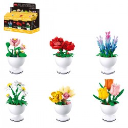 453811 KLOCKI SLUBAN KWIATY DONICZKA ŻÓŁTE GAZELO