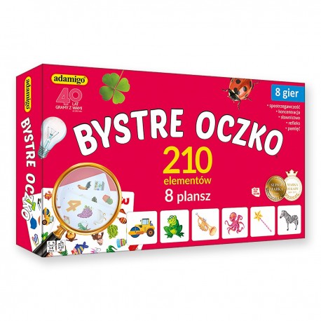 006458 ADAMIGO GRA EDUKACYJNA BYSTRE OCZKO KUFEREK