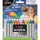 KIDEA 036721 KREDKI DO TWARZY 12 KOLORÓW x 2,5 G