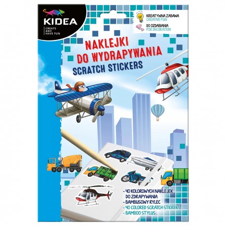 KIDEA 099139 NAKLEJKI DO WYDRAPYWANIA POJAZDY