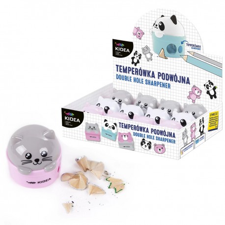 KIDEA 089895 TEMPERÓWKA STRUGACZKA ZWIERZAKI PODWÓJNA 3 WZORY
