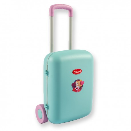 295032 DOLONI TORBA PODRÓŻNA WALIZKA MIĘTOWA PLASTIKOWA