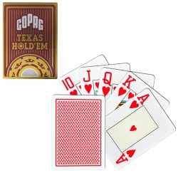 400568 COPAG JUMBO INDEX KARTY DO GRY POKER CZERWONE CARTAMUNDI