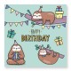 669405 KARNET KWADRATOWY HAPPY BIRTHDAY LENIWIEC HENRY