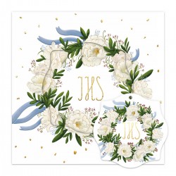 667517 KARNET KWADRATOWY IHS PIERWSZA KOMUNIA ŚWIĘTA HENRY