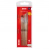 345899 BEBE PĘDZELKI DREWNIANE 6 SZT. INTERDRUK