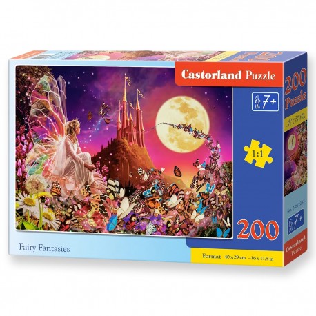 222285 CASTORLAND PUZZLE 200 EL BAJKOWE FANTAZJĘ