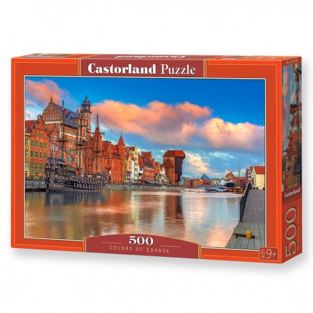 053827 CASTORLAND PUZZLE 500 EL KOLORY GDAŃSKA