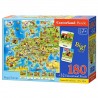 000227 CASTORLAND PUZZLE MAPA EUROPY