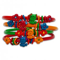 460008 OZDOBA DO WŁOSÓW OPASKA PLASTIKOWA MIX KOLORÓW i WZORÓW