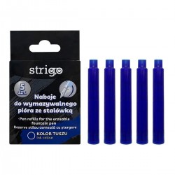 801076 NABOJE DO PIÓRA WYMAZYWALNEGO PIÓRA ZE STALÓWKĄ STRIGO ONYX