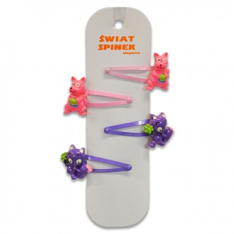 460111 OZDOBA DO WŁOSÓW SPINKI MIX WZORÓW i KOLORÓW