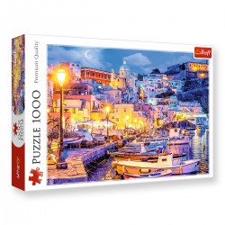10794 TREFL PUZZLE 1000 el. WYSPA PROCIDA NOCĄ, WŁOCHY