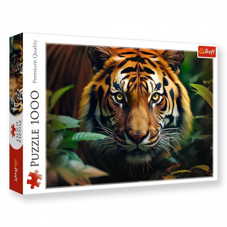 10798 TREFL PUZZLE 1000 el. DZIKI TYGRYS