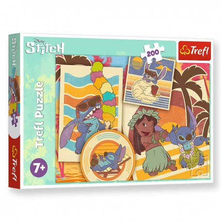 13300 TREFL PUZZLE 200 el. LILO&STITCH MUZYCZNY ŚWIAT