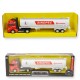 029434 TIR Z PRZYCZEPĄ LAWETĄ W PUDEŁKU CZERWONY 1:43 METALOWY DROMADER